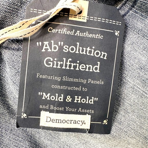 DEMOCRACY Size 22 Plus Ab Solution Girlfriend Ankle Jeans - Picture 6 of 12